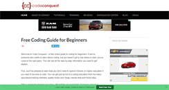 Desktop Screenshot of codeconquest.com